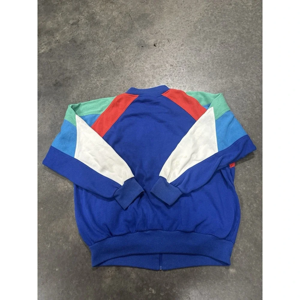 RARE Vintage 80s Adidas Primary Color Block Track Suit Jacket